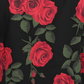 Lilly Romantic Roses Blouse Black