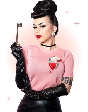 Captive Heart Rose Knit