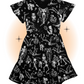Robe Évasée Midnight Mischief Noire