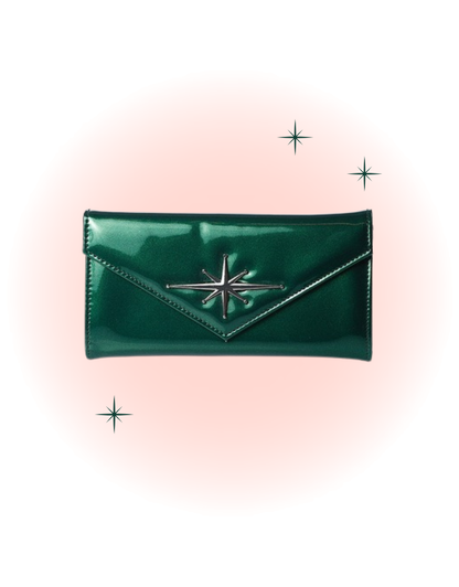 Dance The Night Away Wallet Green