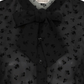 Blouse Florence Floral Noire