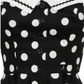 Robe Évasée Domino Noire