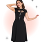 Robe Évasée Carol Noire