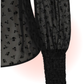 Blouse Florence Floral Noire