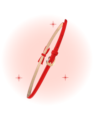 Ceinture Gold Rush Rouge