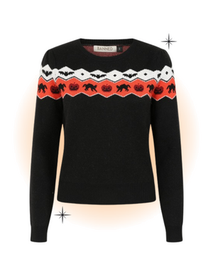 Tricot Cindy Halloween Noir