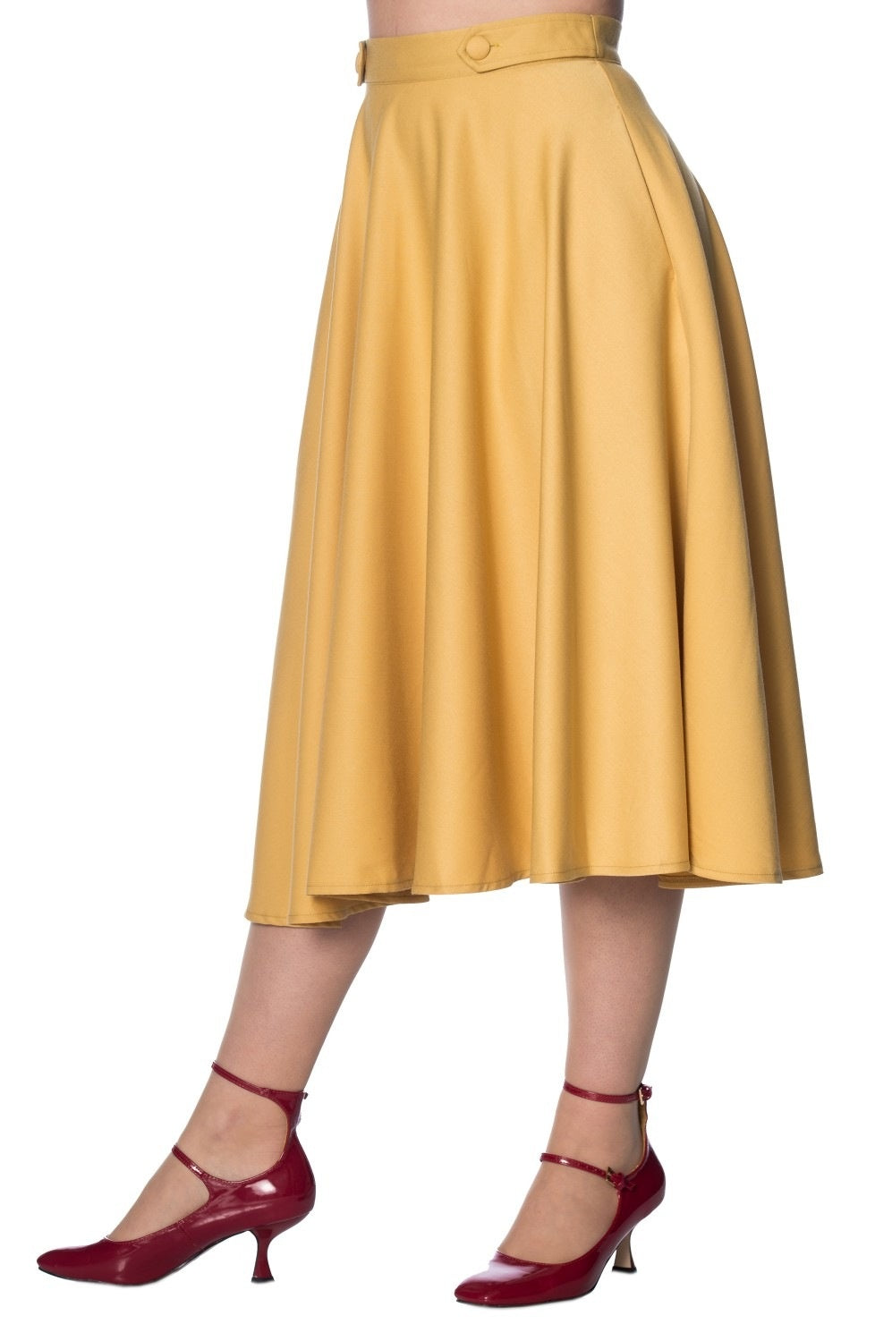 Mustard-Di-Di-Swing-Skirt-Banned-Retro-Pinup