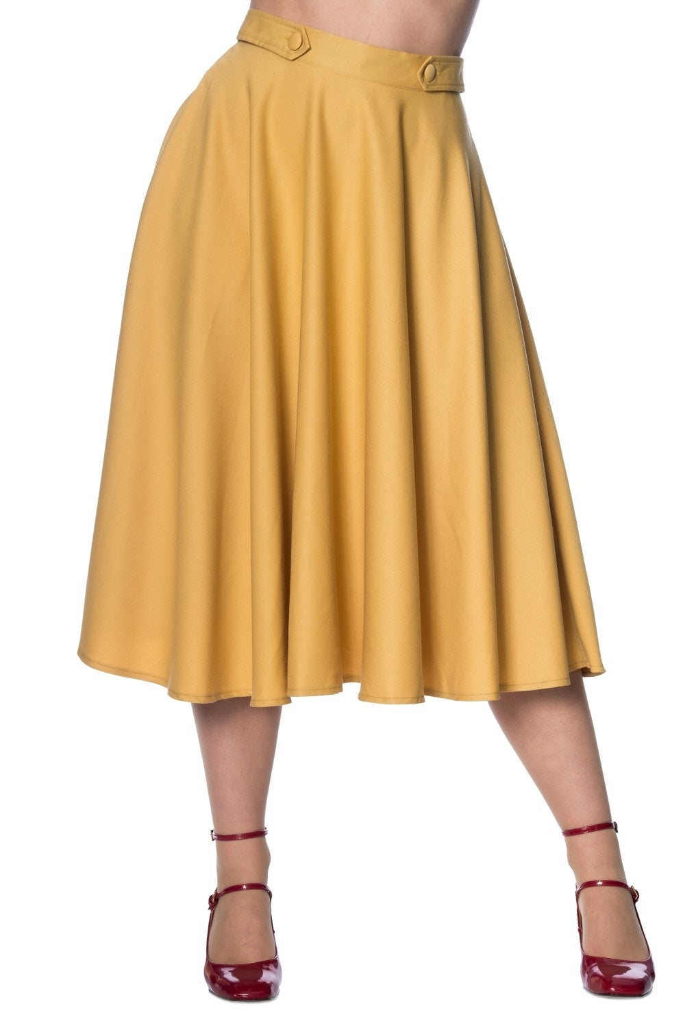 Mustard-Di-Di-Swing-Skirt-Banned-Retro-Pinup