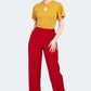 Pantalon Heart Button Rouge  S