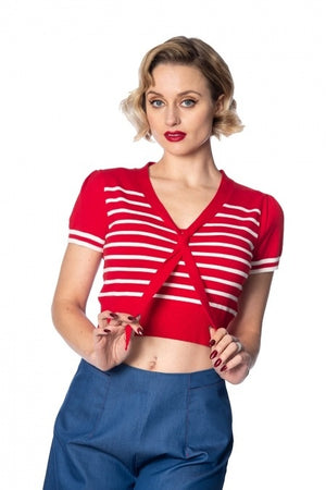 Red-Vintage-Sailor-Stripe-Knitted-Top-Banned-Apparel-Retro-Pinup-Rockabilly