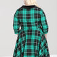Robe Beryl Verte Évasé 4XL