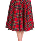 Jupe Party Rouge Tartan  S