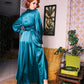 Teal-Turquoise-Satin-Starlet-Robe-Pinup-Elle-Rebel-Burlesque-Hollywood-Plus-Size