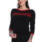 Tricot Atomic Star Noir Et Rouge  M