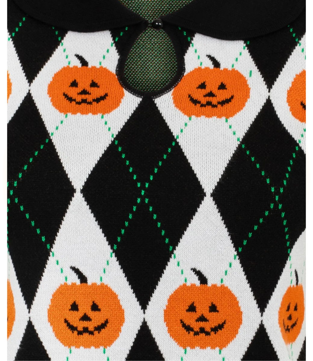 Top Pumpkin Head Noir et Blanc  XL