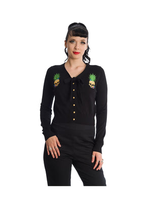 Cardigan Dusk Ananas Noir M