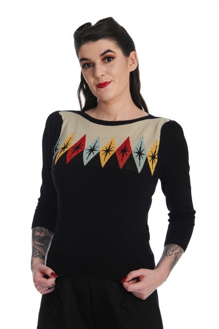 Tricot Atomic Star Noir  XL