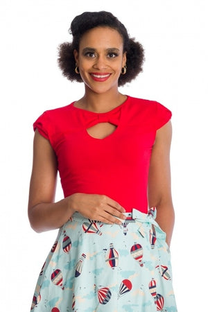 Top Be Free Rouge  M