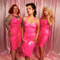 Jupe Marie Vinyl Hot pink  XL